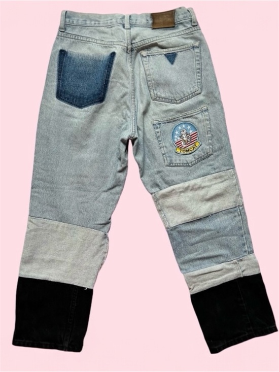 Guess Denim - Vintage 90s Guess 29x26 Jeans x Ice Cream Soup Collab Reworked Denim